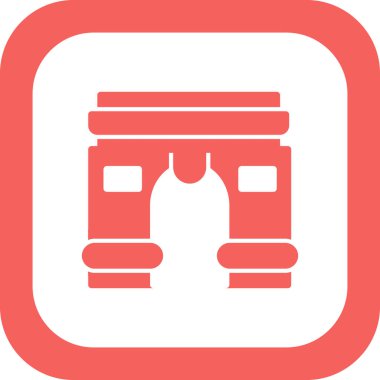 Zafer simgesi elementinin modern Kemeri 'nin vektör çizimi