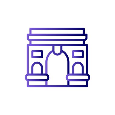 Modern Zafer Kemeri simgesinin vektör çizimi