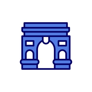 Vektör illüstrasyonu, simge ögesi arkaplanı. Zafer Kemeri