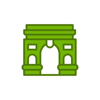 Zafer Kemeri 'nin vektör çizimi. simge