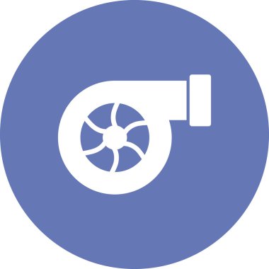 Türbin. Web simgesi basit tasarım