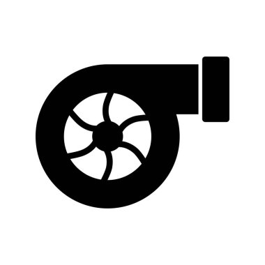 Türbin. Web simgesi basit tasarım