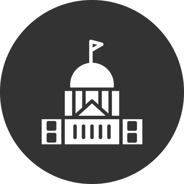 Modern Washington simgesinin vektör illüstrasyonu