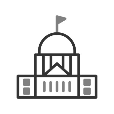 yapı çizgisi simgesi, dış hat vektör işareti