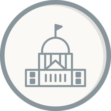 yapı çizgisi simgesi, dış hat vektör işareti