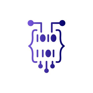 İkili Kod Ağ simgesi 