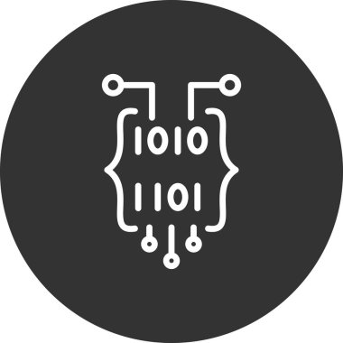 İkili Kod Ağ simgesi 