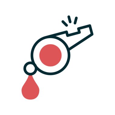 Islık çal. Web simgesi basit tasarım