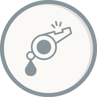 Islık çal. Web simgesi basit tasarım