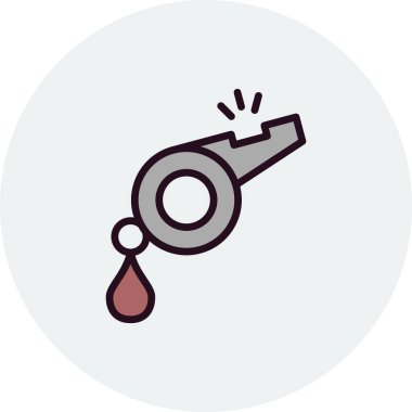 Islık çal. Web simgesi basit tasarım