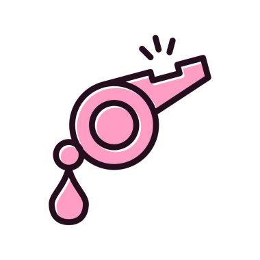 Islık çal. Web simgesi basit tasarım