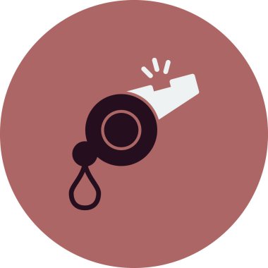 Islık çal. Web simgesi basit tasarım