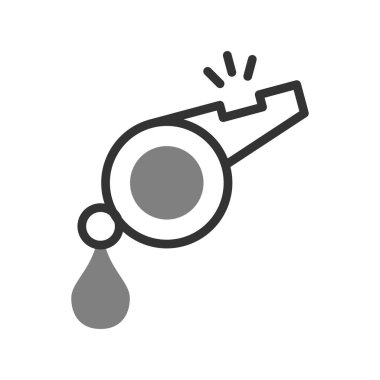 Islık çal. Web simgesi basit tasarım