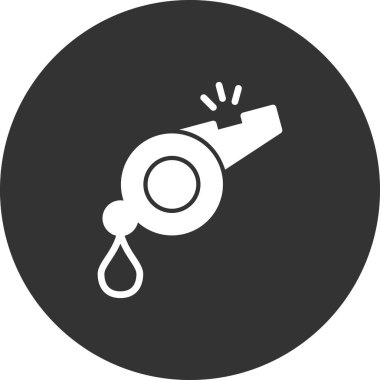 Islık çal. Web simgesi basit tasarım