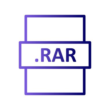 dosya biçimi simgesi, basit vektör illüstrasyon tasarımı