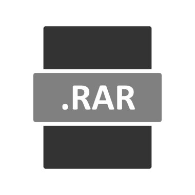 dosya biçimi simgesi, basit vektör illüstrasyon tasarımı