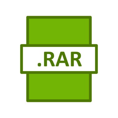 dosya biçimi simgesi, basit vektör illüstrasyon tasarımı