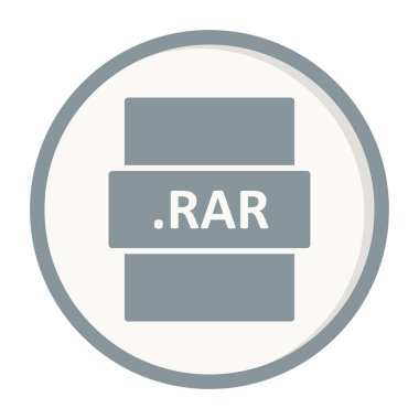 dosya biçimi simgesi, basit vektör illüstrasyon tasarımı