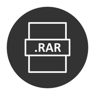 dosya biçimi simgesi, basit vektör illüstrasyon tasarımı