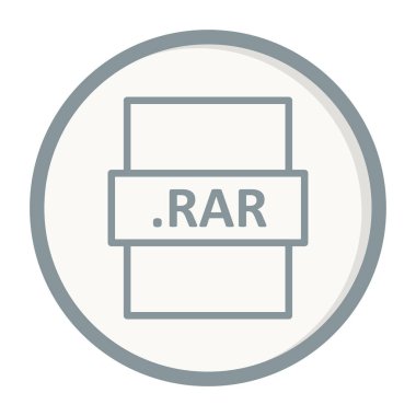 dosya biçimi simgesi, basit vektör illüstrasyon tasarımı