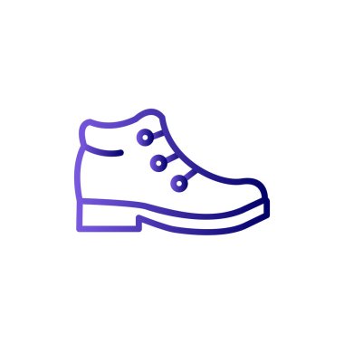 Çizme çizgisi simgesi düz biçim vektörü