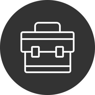 evrak çantası simgesi vektör illüstrasyon tasarımı