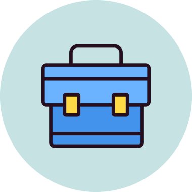 evrak çantası simgesi vektör illüstrasyon tasarımı