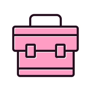 evrak çantası simgesi vektör illüstrasyon tasarımı