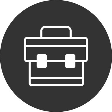 evrak çantası simgesi vektör illüstrasyon tasarımı