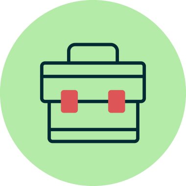 evrak çantası simgesi vektör illüstrasyon tasarımı