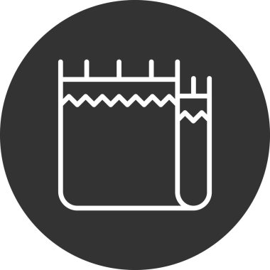 Battaniye ağ simgesi vektör illüstrasyonu 