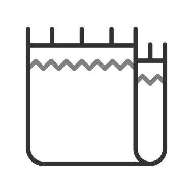 Battaniye ağ simgesi vektör illüstrasyonu 