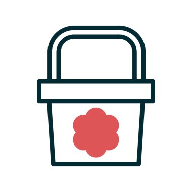 Kova kutsal kişilerin resmi, vektör çizim