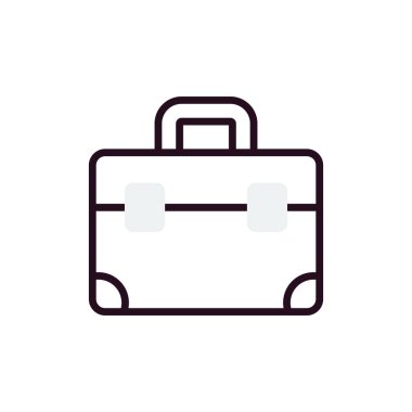 evrak çantası simgesi vektör illüstrasyon tasarımı