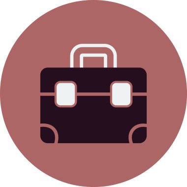 evrak çantası simgesi vektör illüstrasyon tasarımı