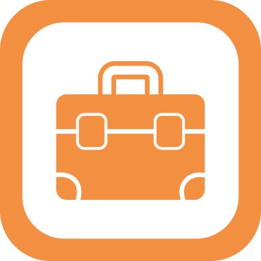 evrak çantası simgesi vektör illüstrasyon tasarımı