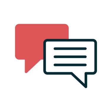 vector icon of Chat, web dialogue notification