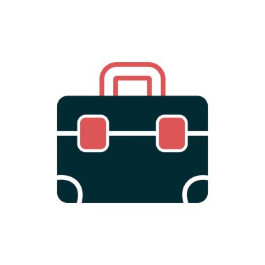 evrak çantası simgesi vektör illüstrasyon tasarımı