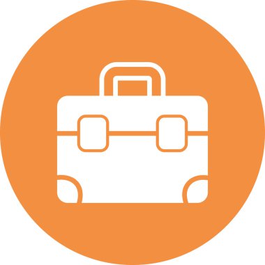 evrak çantası simgesi vektör illüstrasyon tasarımı