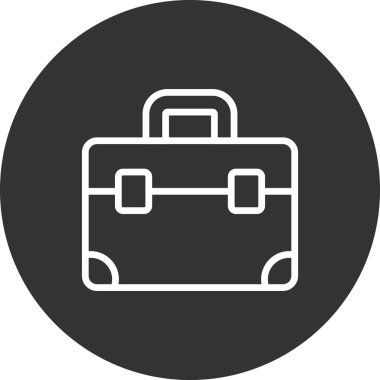 evrak çantası simgesi vektör illüstrasyon tasarımı