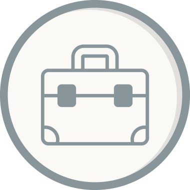 evrak çantası simgesi vektör illüstrasyon tasarımı