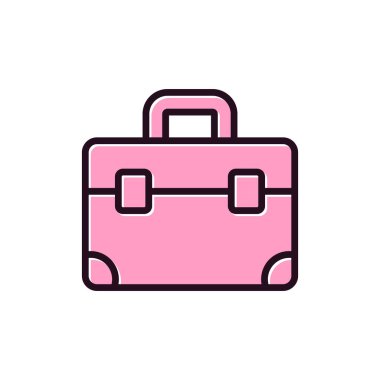 evrak çantası simgesi vektör illüstrasyon tasarımı