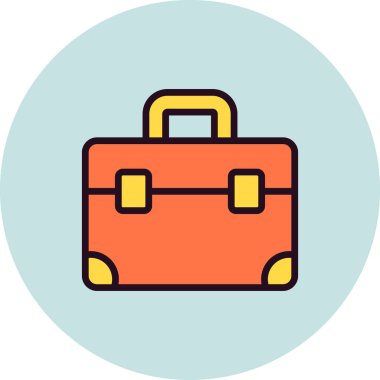 evrak çantası simgesi vektör illüstrasyon tasarımı