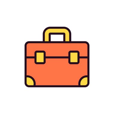 evrak çantası simgesi vektör illüstrasyon tasarımı