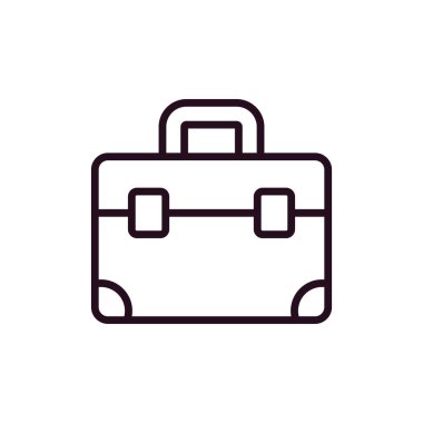 evrak çantası simgesi vektör illüstrasyon tasarımı