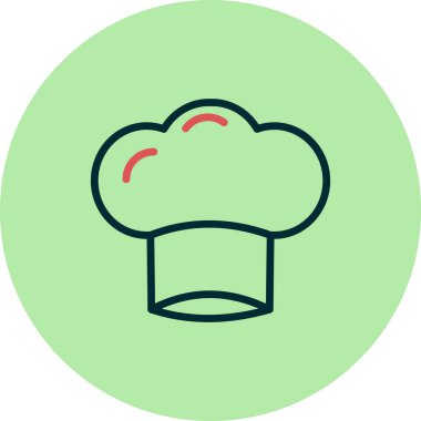  Şapka simgesi vektör illüstrasyonu