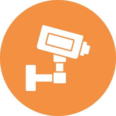 ccTV kamera simgesinin vektör illüstrasyonu