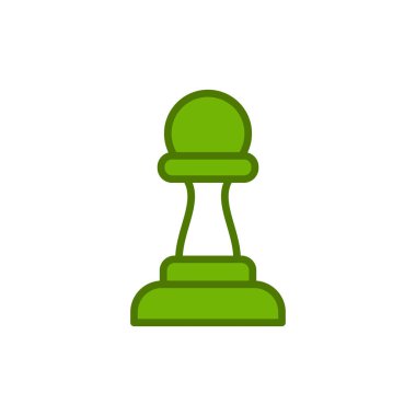 Satranç web simgesi vektör illüstrasyonu