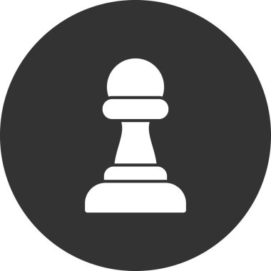 chess icon vector isolated on white background for your web and mobile app design, game logo concept 
