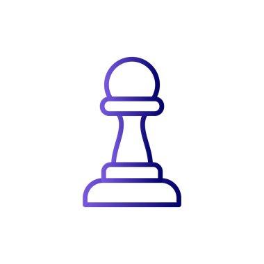 chess icon vector isolated on white background for your web and mobile app design, game logo concept 